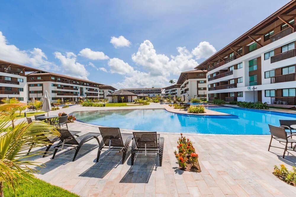 Bangalo Beira Mar Em Porto De Galinhas Hotell Exteriör bild